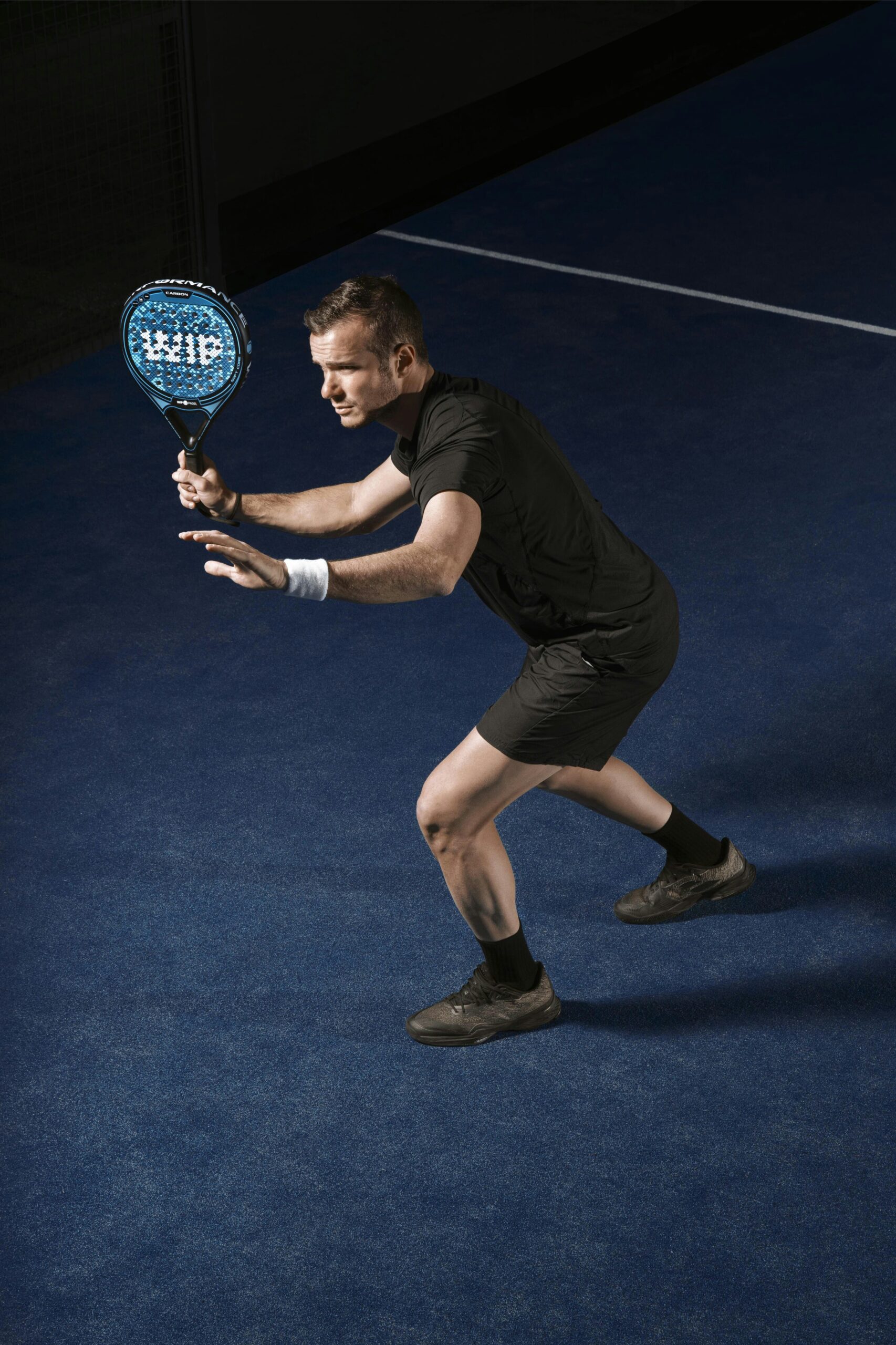 illustration de technique et tactique au padel