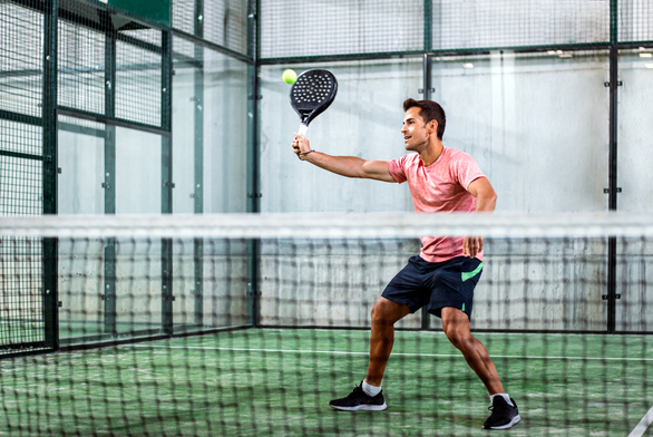 illustration de profil de joueur de padel